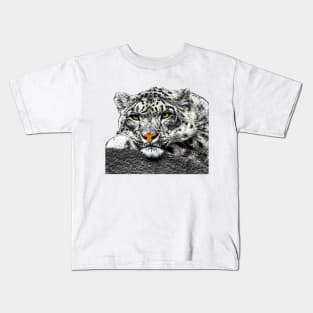 Snow Leopard: I'm looking at you Kids T-Shirt